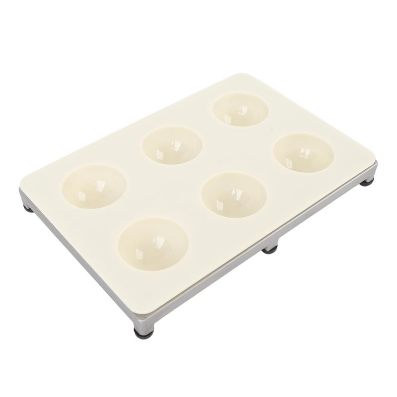 Aluminum ABS Ravioli Maker 6 Holes Round Design Easy Use for Home Kitchen Cooking - Image 2