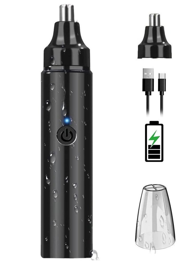 URINGO Unisex Nose Hair Trimmer USB Charging Nostril Hair Removal with Spare Heads  - Image 1