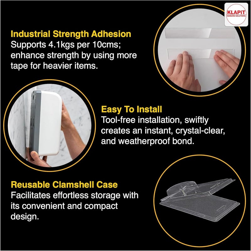 KLAPiT SUPER TAPE Double Sided Heavy Duty Mounting Tape - Image 5
