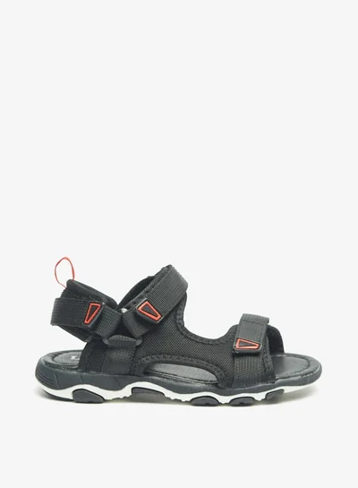 LBL by Shoexpress Boys Textured Floaters with Hook and Loop Closure