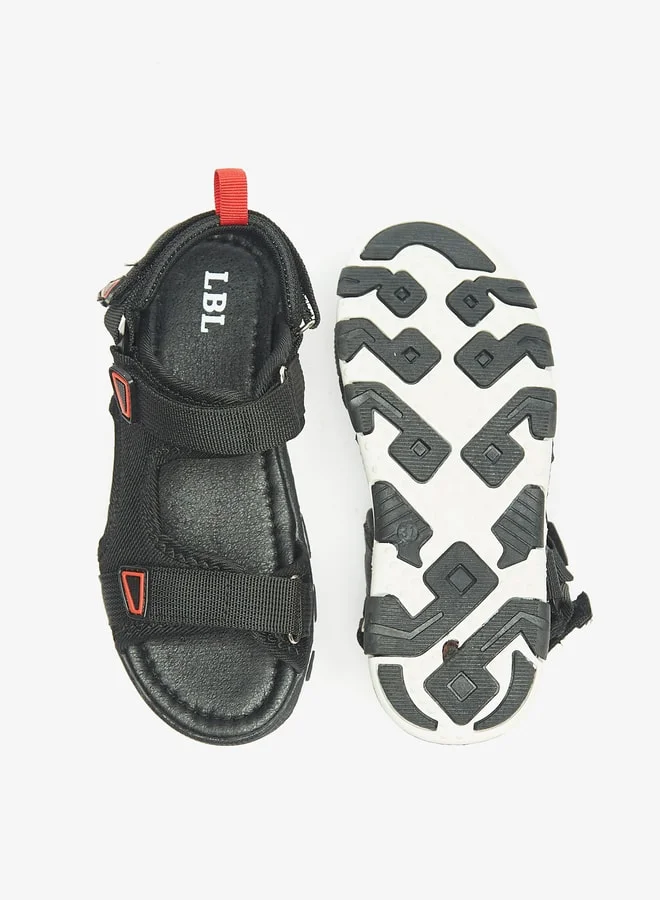 ال بي ال من شو اكسبرس Boys Textured Floaters with Hook and Loop Closure