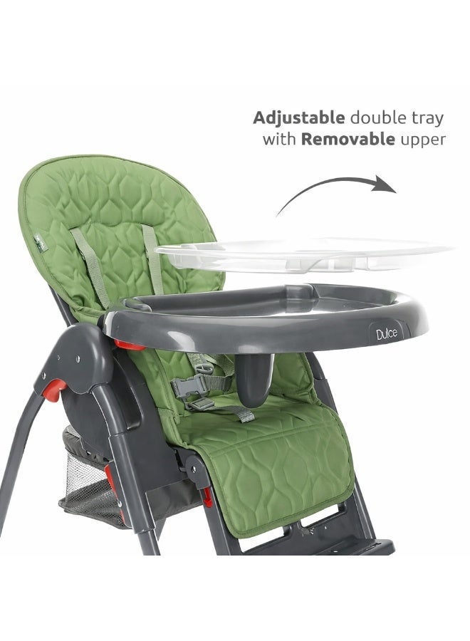 lorelli Dulce High Chair Green - Image 4