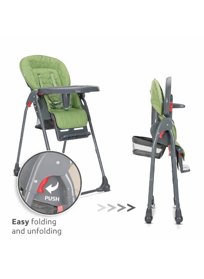 lorelli Dulce High Chair Green - Image 5