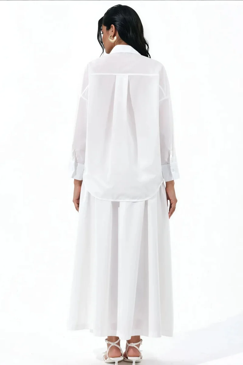 Jennyfer Cotton Viscose Linen Two-Piece Coord