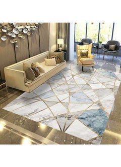 fashionhome Modern Minimalist Geometric Pattern European Living Room Carpet Bedroom Design Decoration Non-Slip Floor Mat 120 x 160 cm, Rectangle  - Image 2