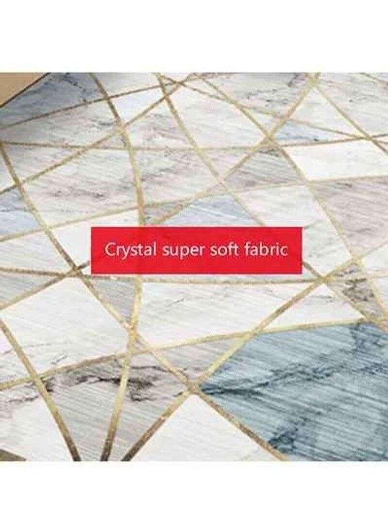fashionhome Modern Minimalist Geometric Pattern European Living Room Carpet Bedroom Design Decoration Non-Slip Floor Mat 120 x 160 cm, Rectangle  - Image 4