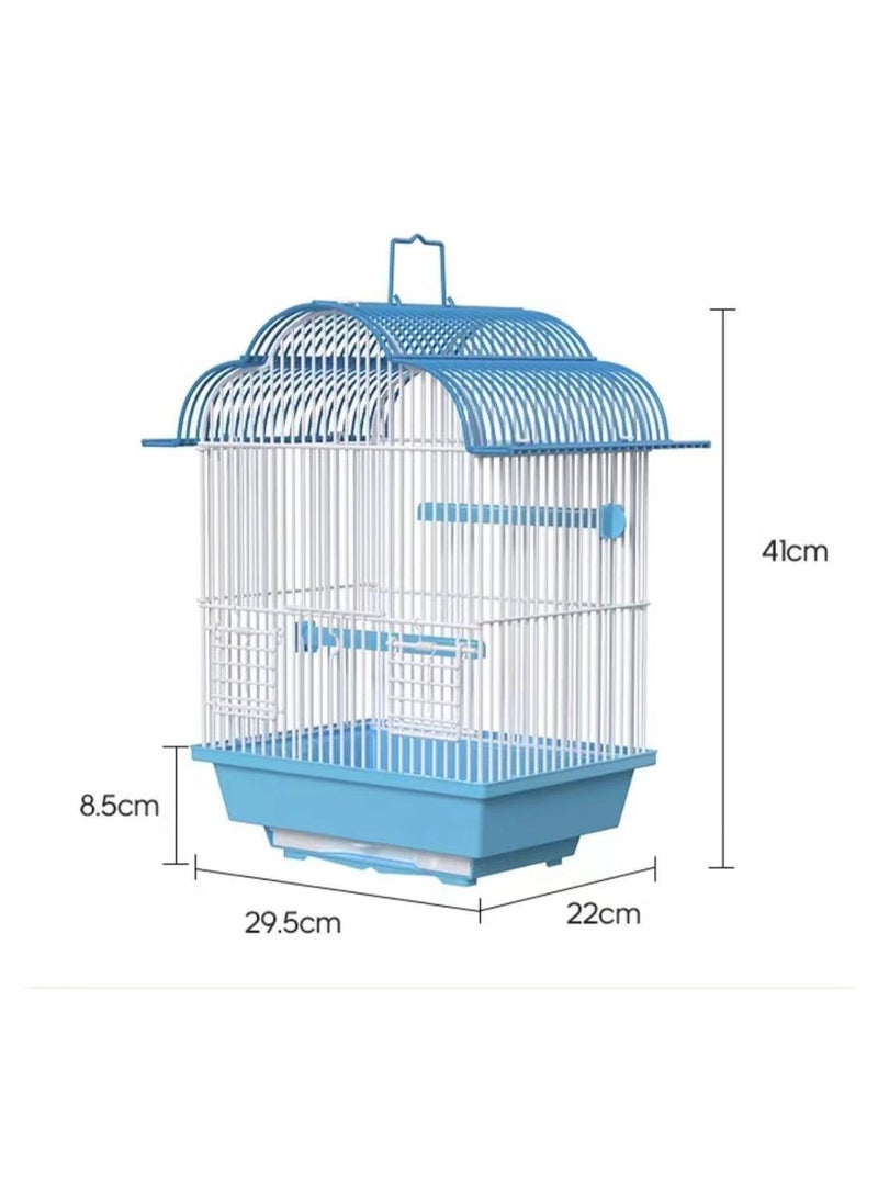 جنرال - Birdcage قفص فاخر كبير الحجم ارتفاع تحلق فيلا معدنية قفص الزينة - Image 1