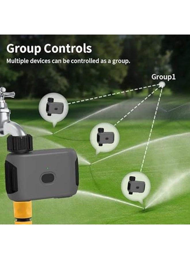 Smart Irrigation Water Timer Tuya WiFi Sprinkler Timer for Garden Hose,Smart Water Valve controller,APP Remote Control,No Hub Required,Woks with Alexa and Google Home - Image 2