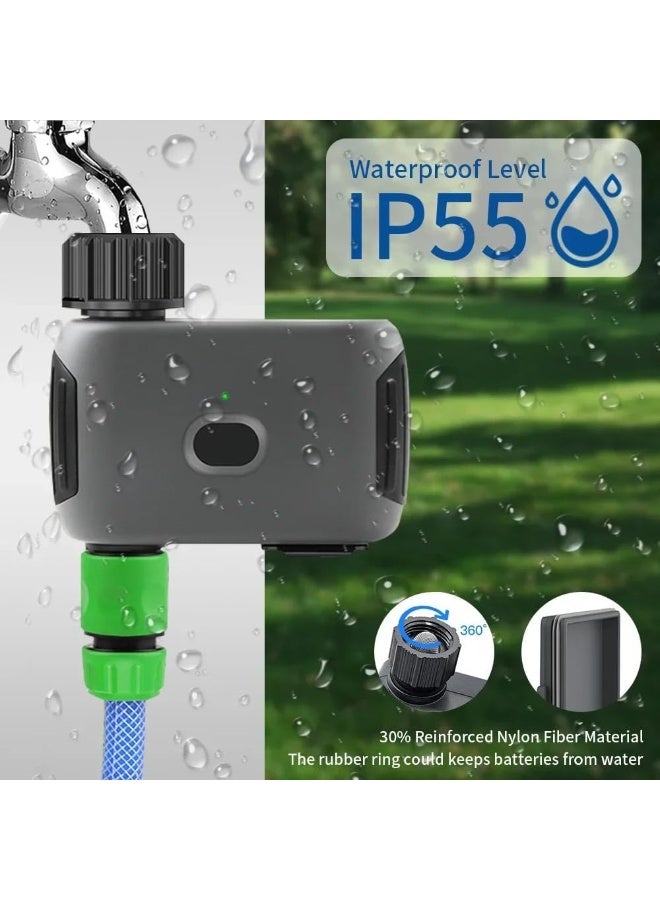 Smart Irrigation Water Timer Tuya WiFi Sprinkler Timer for Garden Hose,Smart Water Valve controller,APP Remote Control,No Hub Required,Woks with Alexa and Google Home - Image 5