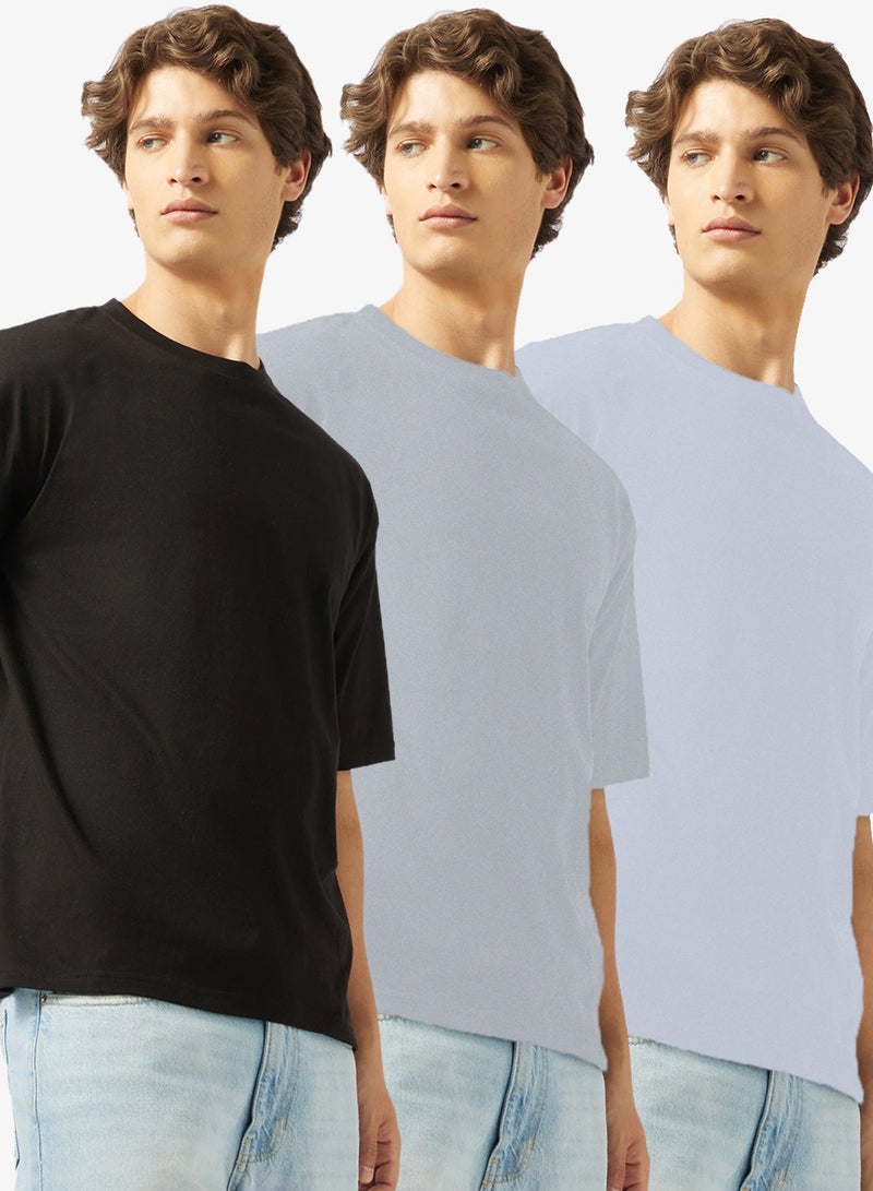 Seventy Five Basics Pack of 3 Oversized T-Shirt - Image 1