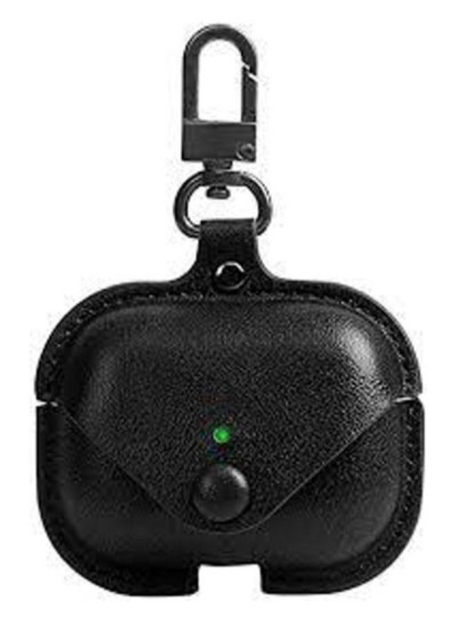 ACLIX Handmade Series Leather Case with Clip for AirPods Pro, Fully-Wrapped Leather AirPods Pro Case Cover, Portable Shell Dust Proof Case for Apple AirPod Pro - Image 3