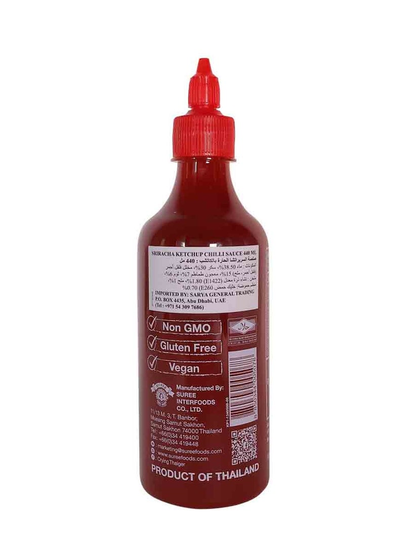 Suree Crying Thaiger Sriracha Ketchup 440ml  - Image 3