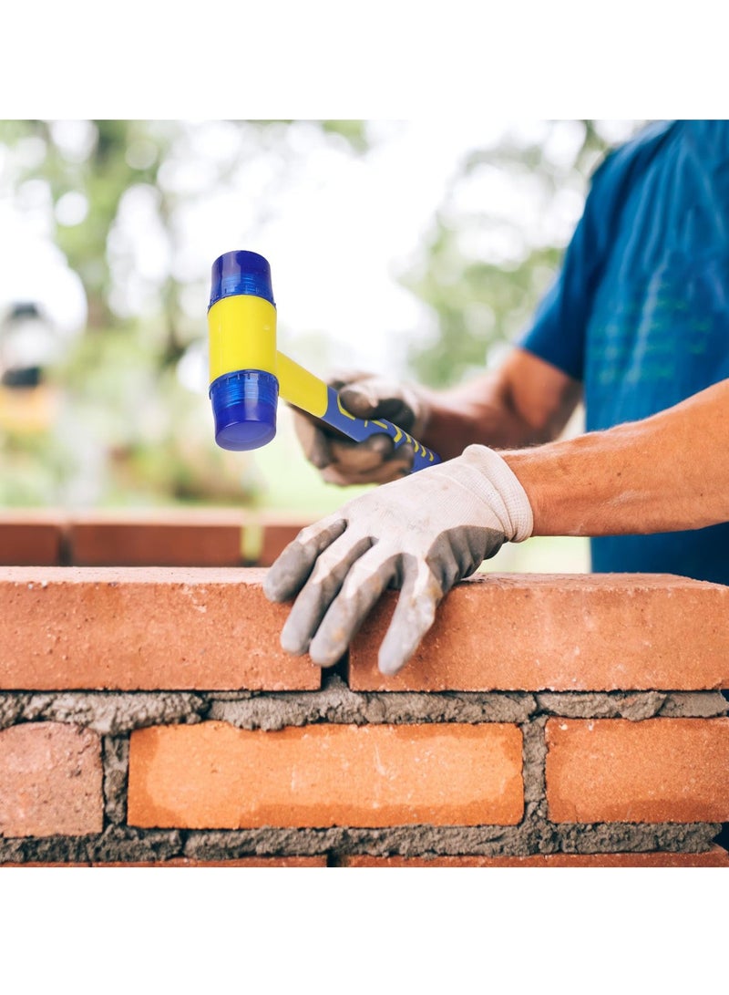 Rubber Mallet, 33mm Double Faced Soft Hammer with Ergonomic Anti-Slip Handle for Jewelry Leather Crafts Woodworking Camping - Image 5