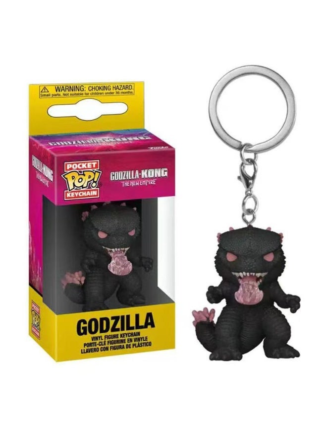 Funko Godzilla vs. Kong 2 Merchandise Toy Figure Keychain 