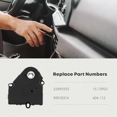 YHTAUTO HVAC Air Door Actuator Heater Blend Door Levers - Fits Chevrolet Avalanche Silverado Tahoe GMC Sierra Yukon Hummer H2 Cadillac - Main Mode 5 Pins Air Flap Actuator - Replaces# 52495593 - Image 3