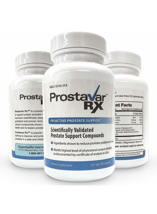 Prostavar Rx Proactive Prostate Support 505 mg 90 Caps - Image 4