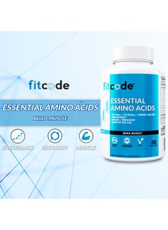 fitcode fitcode, Essential Amino Acids, 90 Veggie Capsules  - Image 3
