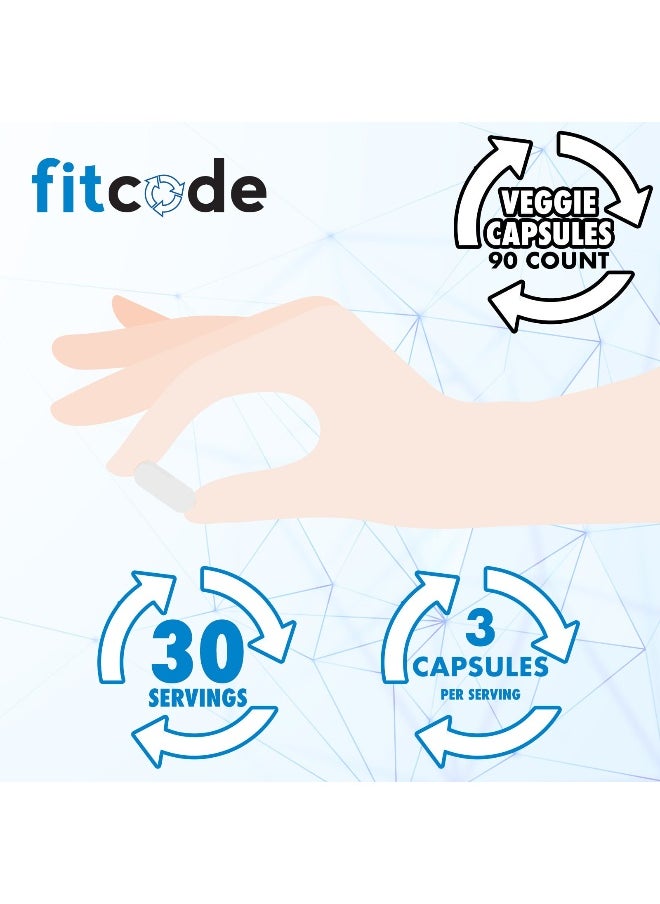 fitcode fitcode, Essential Amino Acids, 90 Veggie Capsules  - Image 4
