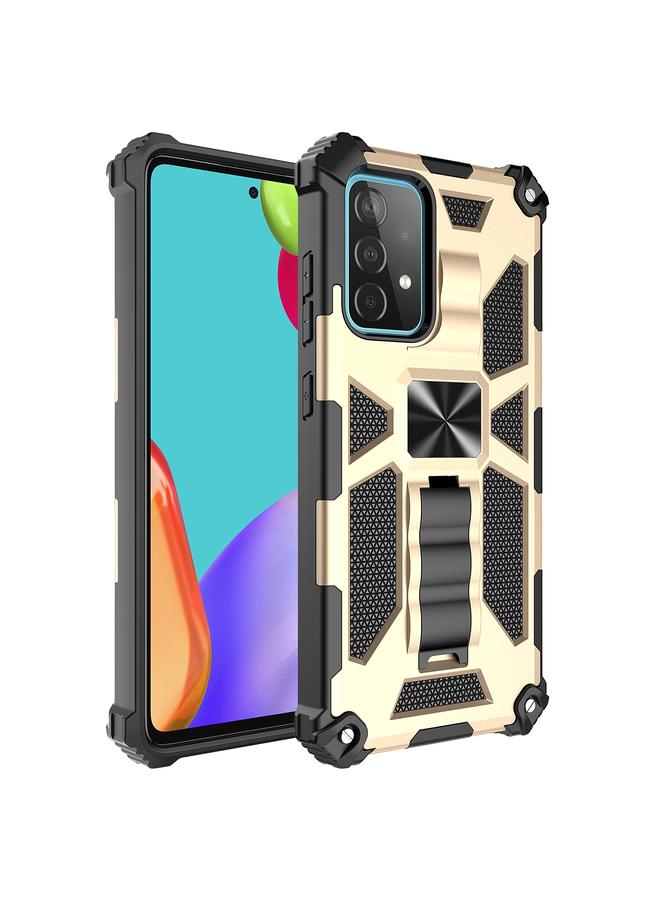 S-TOP Case For Samsung Galaxy A52 5G / 4G Shockproof TPU + PC Magnetic Protective Case with Holder - Image 1