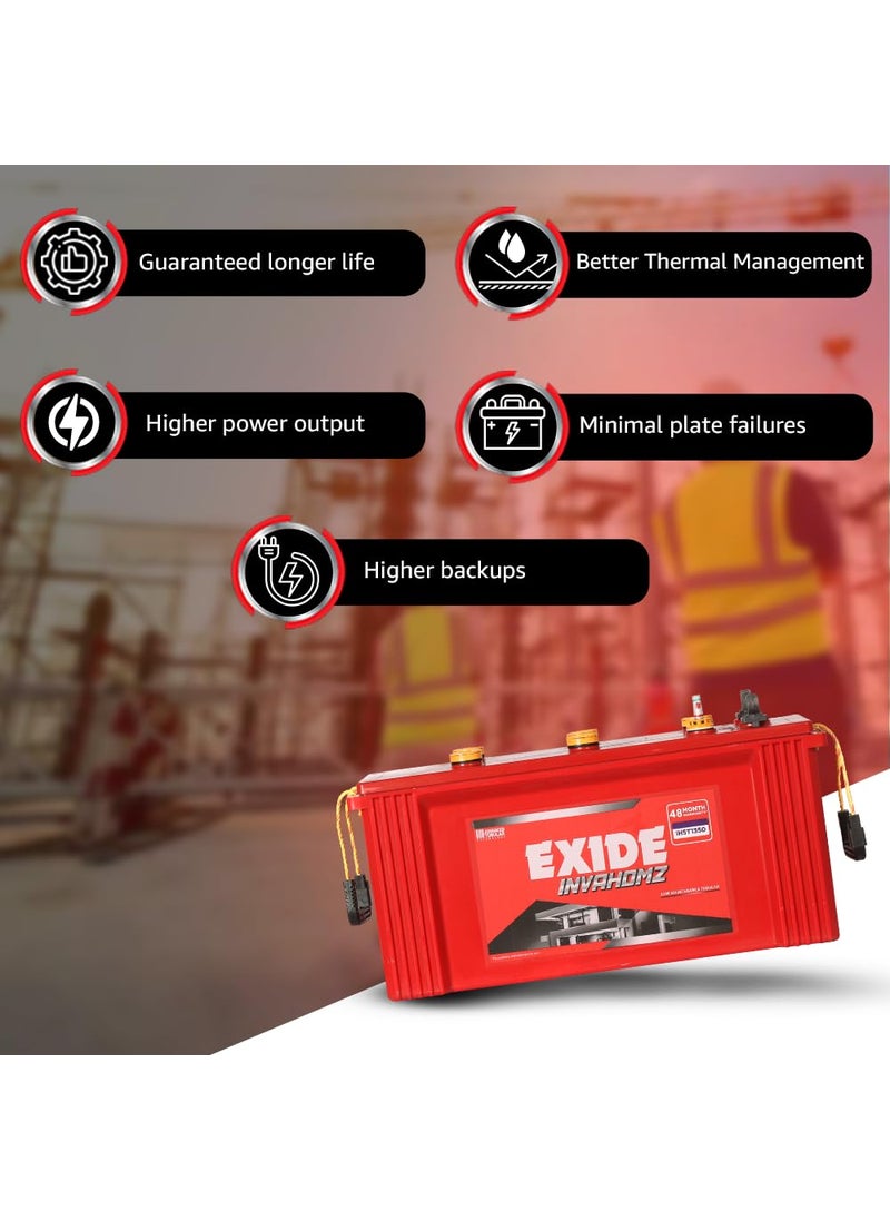 EXIDE EXIDE INVAHOMZ FEH0IHTT1650 12V 150AhTubular Inverter Battery for Home and Office Warranty 48 Months 24 FOC 24Pro Rata  - Image 4