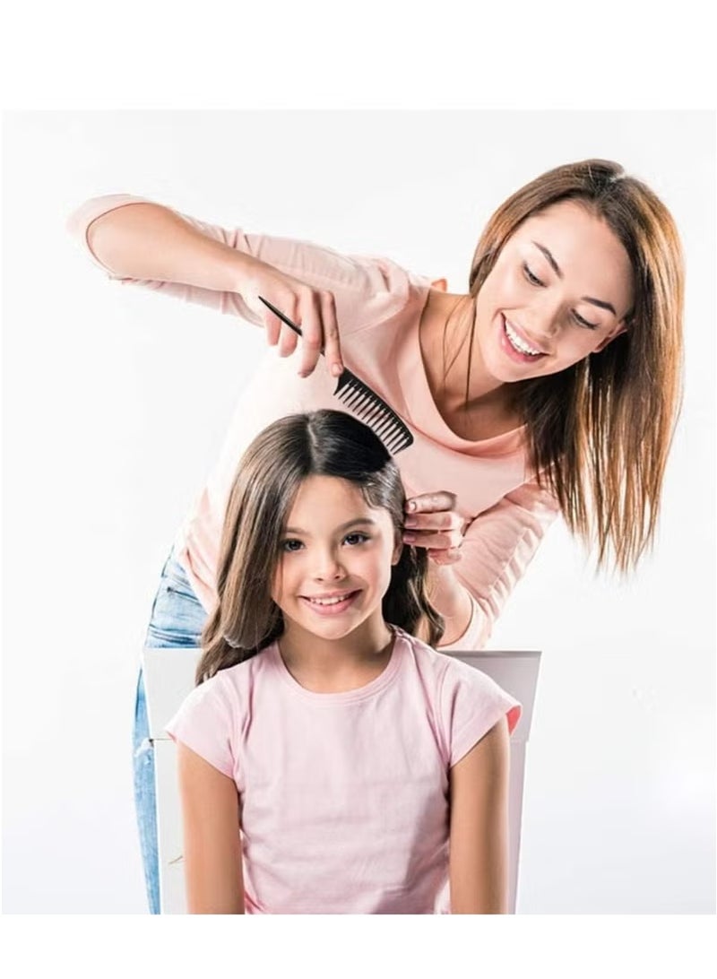 Black Fine Tooth Hair Comb – Durable and Precise Styling Comb for Smooth, Tangle-Free Hair – Suitable for All Hair Types - Image 2
