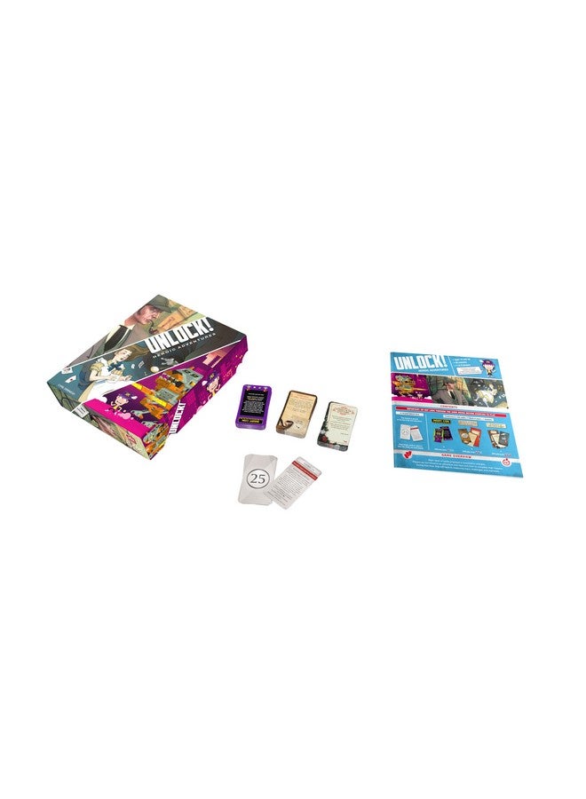 Space Cowboys UNLOCK! Heroic Adventures Card Game - Escape Room-Inspired Cooperative Adventure, Fun Family Game for Kids and Adults, Ages 10+, 1-6 Players, 1 Hour Playtime, Made by Space Cowboys - Image 4