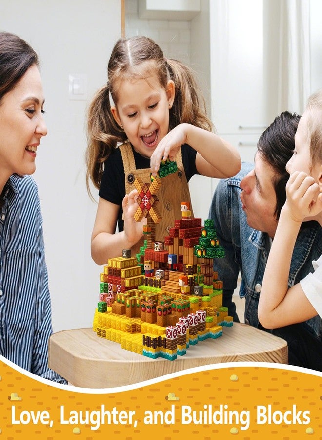 idoot 100PCS Magnetic Blocks Farm Animal Toys, STEM Sensory Building Gifts for Boys and Girls - Image 4