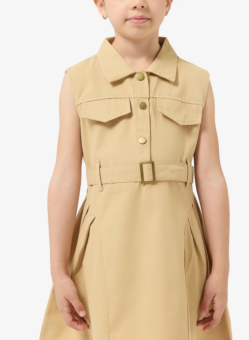 Pinata Belted Button Through Playsuit - Image 4