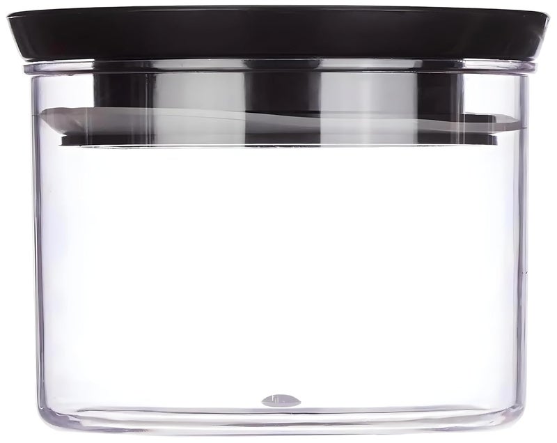 Floraware Plastic Storage Jar and Container Set I Air Tight BPA Free Containers for Kitchen Storage Set I Grocery Kitchen Container Set I Multipurpose Jar 500 Ml Each Black Set of 4 - Image 3