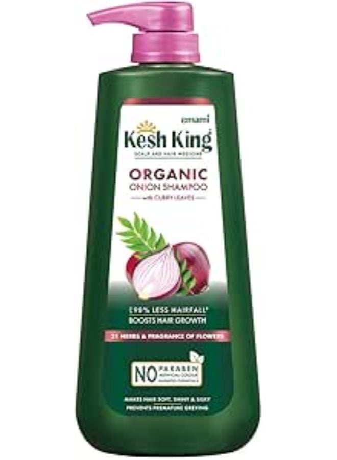Kesh King Ayurvedic Onion Shampoo with 21 Herbs, Reduces Hairfall and Boost Hair Growth 600ml - Image 1
