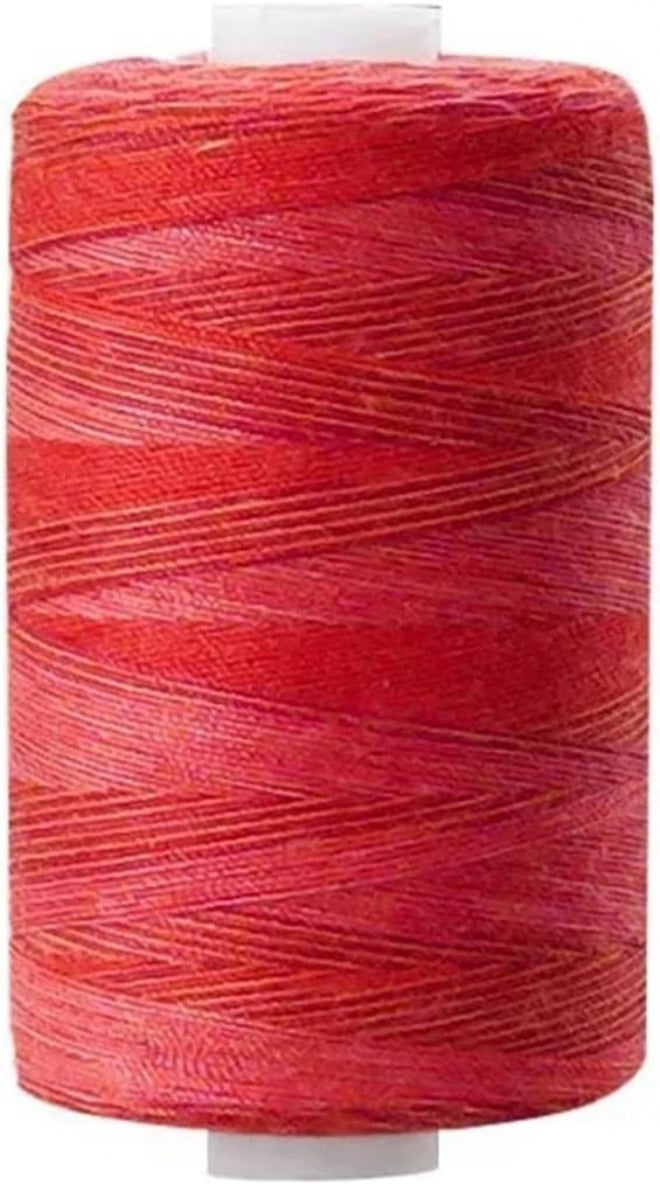 Sewing Thread Kits 5roll*1000yard Sewing Thread Rainbow Gradient Dye Colorful for Needlework(10) - Image 2