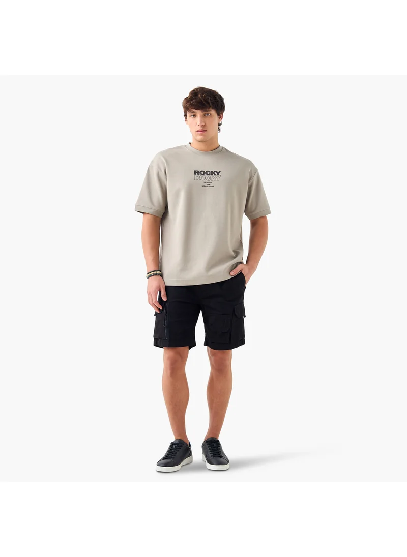 اس بي كاركترز Graphic Print Crew Neck T-shirt