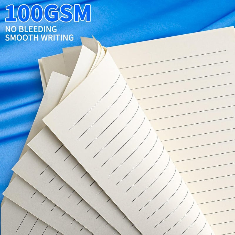 Tofun A5 Refillable Paper for 6-Ring Binders, Planner, Traveller Journal, Notebook, Dairy - 8mm Ruled Filler Paper Insert, 80 Sheets 160 Pages, Lined - Image 4