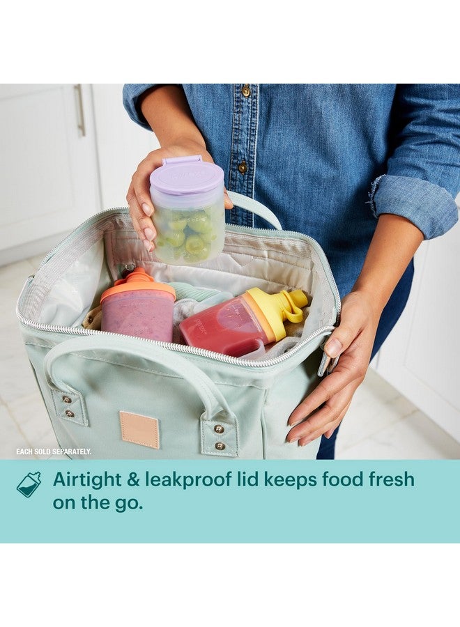 Pyrex Littles Sippy Cup 5 OZ Pouch, Silicone Baby Toddler Feeding Set, Airtight Leak-Proof BPA Free Non-Breakable Dishwasher Safe, Ages 6 Months + - Image 4