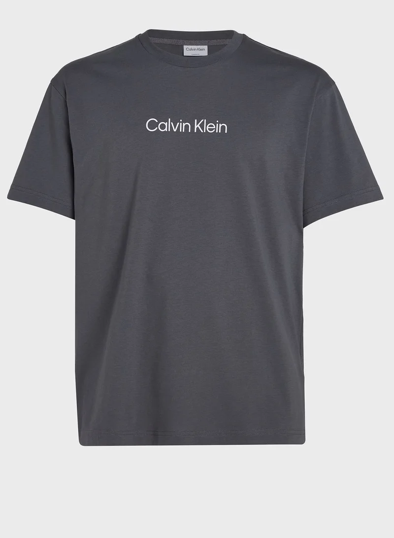 CALVIN KLEIN Logo Crew Neck T-Shirt