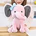 NatureMan Elephant Stuffed Animals Kawaii plushiesToys for Baby Boy Girls Plush Toys Gifts Great for Nursery Room Decor 98 Inch Pink - Image 4