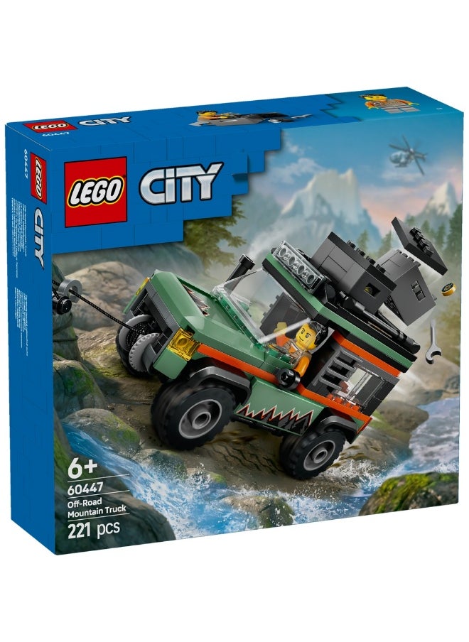 LEGO LEGO - City Off-Road 4x4 Mountain Truck 221 Pieces - 60447  - Image 1