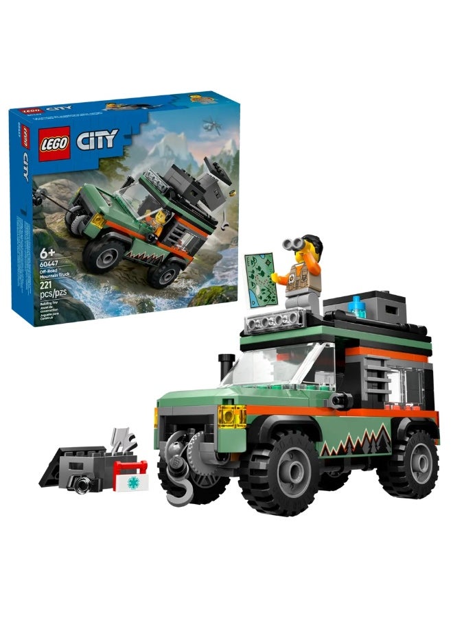LEGO LEGO - City Off-Road 4x4 Mountain Truck 221 Pieces - 60447  - Image 2