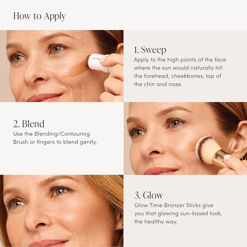 jane iredale Glow Time Bronzer Stick | Creates a Sculpted, Sun-kissed Look | Infused with Natural Ingredients and Skin-boosting Botanicals - Image 5