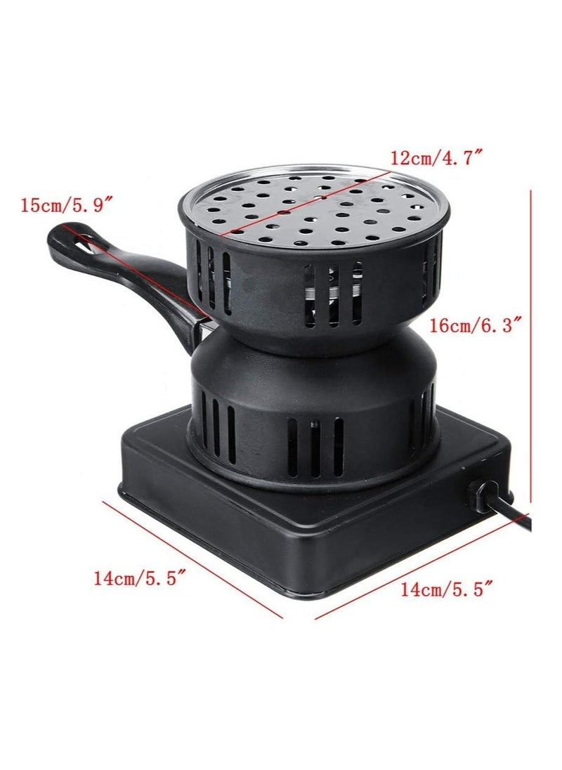 JAJEEK Multifunction Electric Charcoal Starter | Fire Burner Stove for Hookah, BBQ, and More | Porcelain Coating with Removable Handle | Efficient Coal Burner for Quick Ignition - Ideal for Hookah, Grilling, and Outdoor Fires  - Image 4