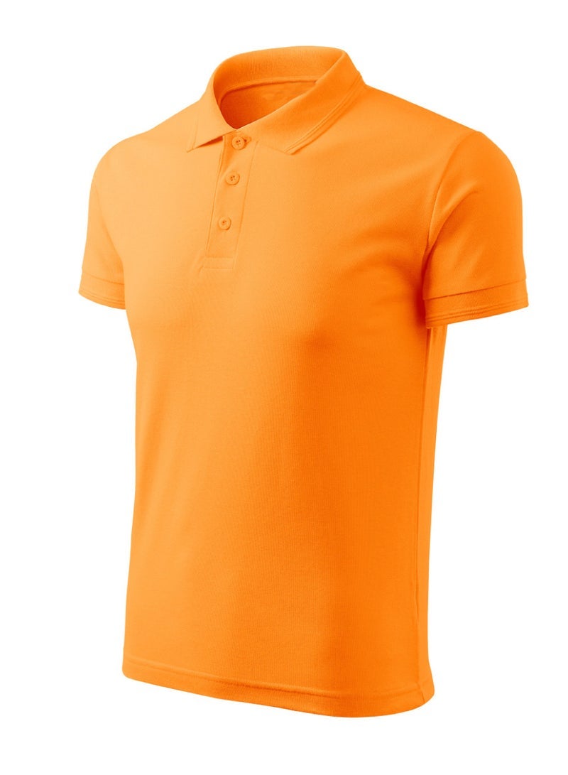 برينت شوب فور مي البالغين الأساسية جنس واحد بولو قصيرة الأكمام tshirt 220 غرام برتقالي - Image 4