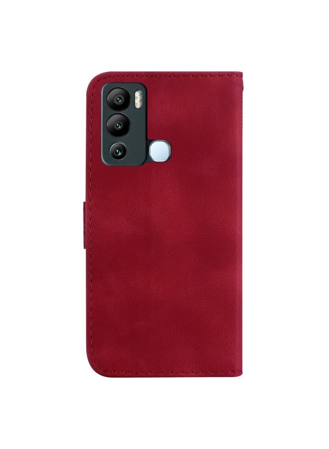 اس-توب جراب لهاتف Infinix Hot 12i، جراب جلدي منقوش على شكل سبعة أشكال - Image 3