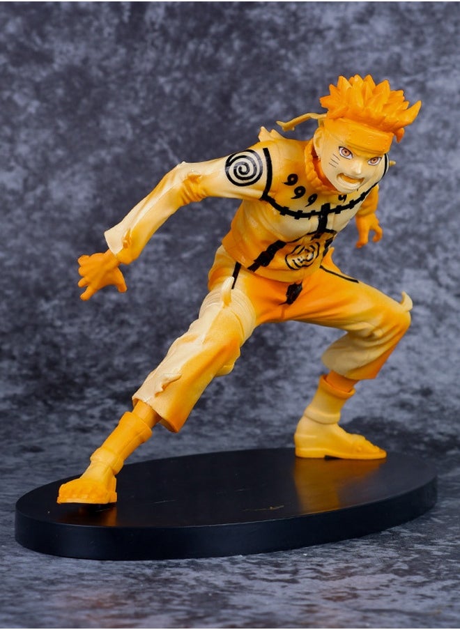 Naruto Naruto Beast Naruto Action Figure Decorative Resin Sculpture Home Decor Statue, Art Figurine Home Ornament Decoration for Office, Living Room, Bedroom, Book Shelf, TV Cabinet, Desktop  - Image 1