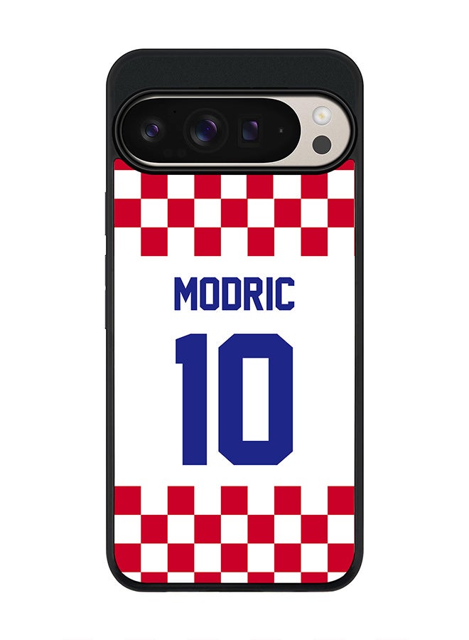 Stylizedd For Google Pixel 9 Pro XL Case,Slim fit Camera Protection, Shockproof Thin Phone cover - Football - Croatia, Modric - Image 1
