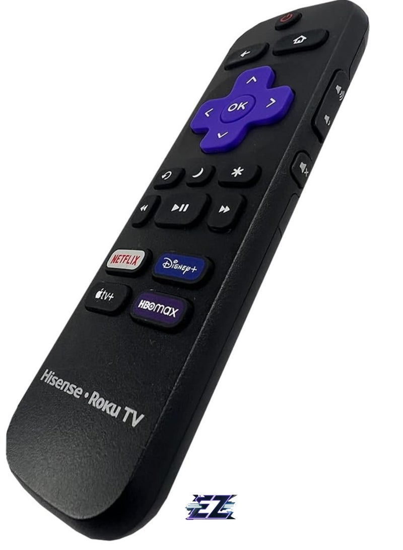 ELTRAZONE Remote Control 3226001276 for Hisense Smart TV with Netflix, Disney+, Apple TV, HBO Max Shortcuts with battery - Image 2