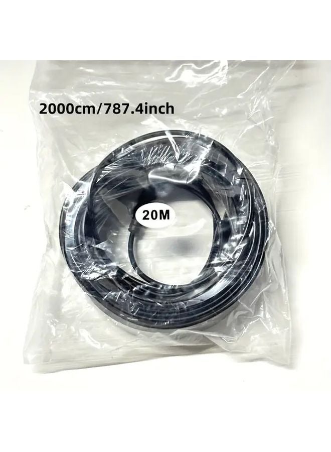 2000cm Heavy Duty CCTV Power Cable 5V 24V Wide Voltage DC Connector for Security Cameras - Image 1
