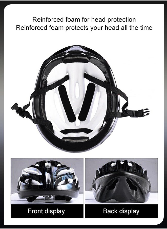 Toshonics Adult Mountain Road Bike Cycling Helmet Adjustable Multi Sports For Skating Scooter Unisex Safety Protection  - Image 5