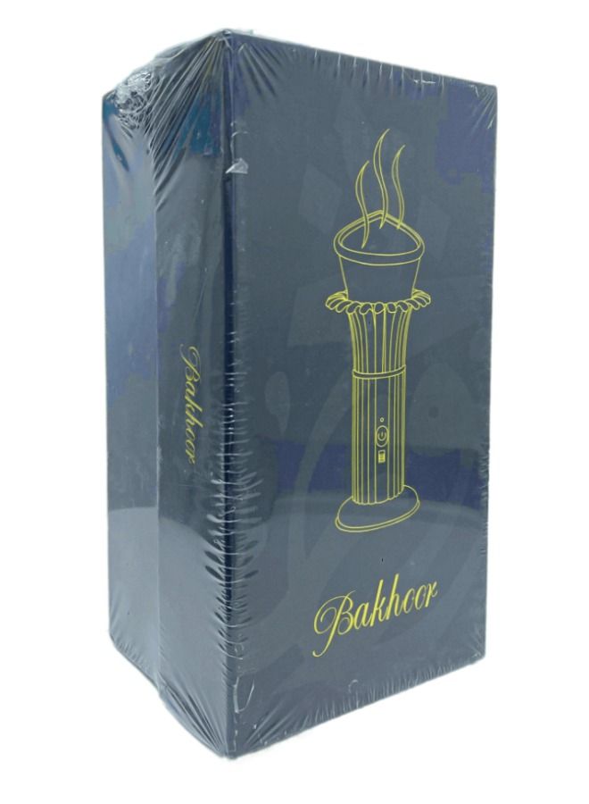 بخور مبخرة إلكترونية جديدة مزودة بمنفذ USB وحامل بخور عربي محمول صغير كهربائي يعمل بالبخور معطر جو للسيارة أسود / ذهبي - Image 3