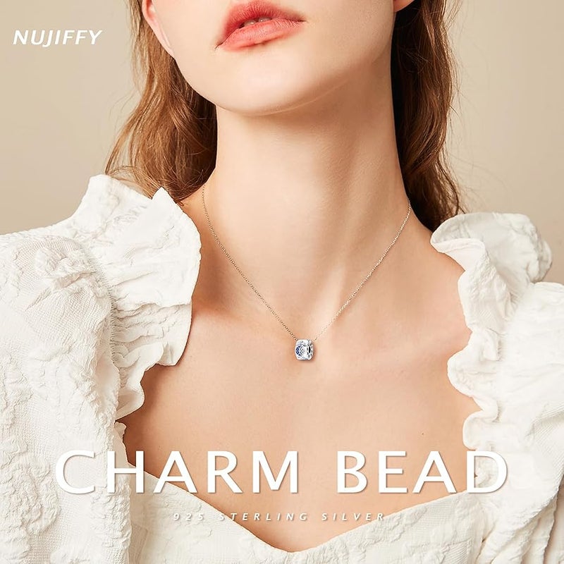 NUJIFFY 925 Sterling Silver Charms Bead for Bracelets & Necklaces,Star Moon Solar Charm Bracelets,Ocean Starfish Shells Turtle Crab Bracelet Beads,Starry Sea Style Jewelry for Women Girls - Image 2