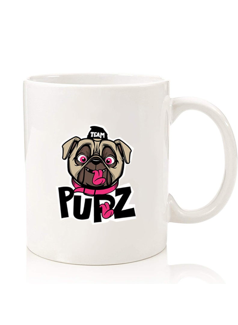 Theodor Premium Quality Two Sided Printed Coffee Mug Tea Cup For Home Office, Kids Men Women pupz - Image 1